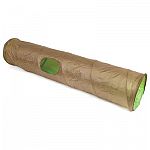 This Nylon Fun Tunnel is made for cats by Ware and is designed to easily attach to your cat's furniture. Great for playing peek-a-boo and hiding in. Your cat will love to rest and play in this extra long tunnel. Tunnel has a porthole and is 4 feet long.