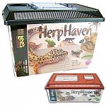 The ideal carrier for various species of reptiles and amphibians. Self-locking lid with hinged viewer/feeder window. Includes carrying handle for easy transport. Dimensions 7.13 inches long x 4.38 inches wide x 5.5 inches high