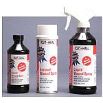 Forms a pliable barrier that resists germs and water. Uses naturally occurring disinfectants to keep wound clean. Aids in the prevention of proud flesh & excessive scarring. For use on horses and large & small animals.