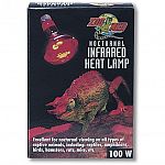 True red glass, not painted or coated! Zoo Med's spot reflector focuses more heat into your enclosure and minimizes nighttime glare. Ideal 24 hour heat source for all types of reptiles,