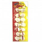 Irresistible combination of real chicken breast jerky wrapped with the highest quality natural rawhide. These mighty bites, made just for small dogs, deliver all the benefits of Dingo Bones. 7 pack