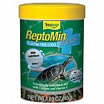 Scientifically formulated diet with calcium and vitamin c floating food sticks. For aquatic turtles, newts and frogs. With nutritious shrimp bites.