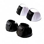 Durable PVC ribbed bell boots protect securely with easy-to-use double tape closure and ribbed surface.