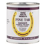 A natural, antiseptic, germicidal treatment for use on horse hooves. Available in quart. Pine tar is produced by the high temperature carbonization of pine wood. Used on baseball bats.