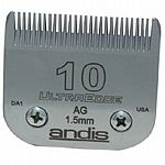 The benefit of owning a detachable blade clipper is that many optional blades fit one clipper. Size 10 ultraedge leaves hair 1/16 inch and can be used on dogs, cats, cattle and horse.