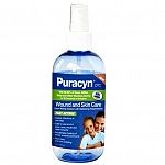 Provides a barrier against contaminants. Use for minor skin abrasions, lacerations, minor irritations and intact skin. Cleans infections in one step. Safe to use around eyes, nose, mouth and open wounds. Accelerates healing of minor wounds and skin irrita