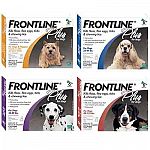 Waterproof, fast-acting and effective, the FRONTLINE Plus flea and tick treatment for dogs kills all present fleas and ticks quickly. Works great to control infestation on your dog or in your home. One treatment lasts approximately one month.
