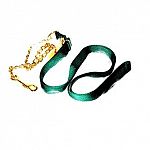 For use with goats, sheep, alpacas, llamas, horses or cattle. 7 ft long, 1 nylon with 24 chain & snap. S/t nylon lead w/chain & snap.