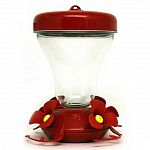 Garden Song Magnolia Top Fill Hummingbird Feeder has four magnolia feeding ports and a large 20 ounce nectar capacity. Easy to fill. The top opens easily similar to a sport bottle for filling and has a wide mouth. Easy to clean and care for.