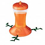 Opus 24 oz. Oriole Feeder featuring a patented reversing funnel that makes filling clean and easy. It has a no drip design and patented bee guards. Place your oriole feeder away from sun and wind.