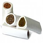 This delicious treat is perfect any time of the day for your dog. Shin bone is stuffed with beef or peanut butter to make this treat irresistable for any dog. Size of small bone is approx. 3 1/2 inches long.