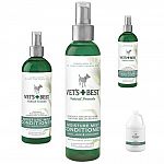 Unique, leave-in blend with vitamin B5 and skin conditioners moisturize dry, sensitive skin. Detangles and add luster to brittle coats. Will not affect topical flea control.