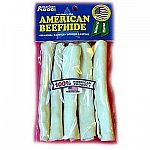 American Dog Rawhide Chip Rolls have a unique shape that will keep your dog busy chewing for hours. Consists of cow hide that is from FDA and USDA inspected and approved facilities. Great tasting and made in the USA. Your will enjoy chewing for hours!