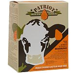 Follow all package warnings and instructions for use and disposal carefully. Use on beef and non-lactating dairy cattle to control horn flies, gulf coast ticks, spinose ear ticks. For adequate control of horn flies, attach one tag per animal.