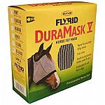Duramask Fly Mask for Horses repels pests such as flies and insects that irritate or bite your horse. Helps to keep your horse comfortable and provides him with clear vision. It has a double locking fastener that stays under the jaw and is out of view.