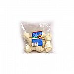 Made with usa grown cattle hides. Contains 5 each USA bone 4-6 inch and 5 each USA chip rolls 4-6 inch.