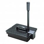 Suitable for small to medium ponds and containers. Water isdrawn into a thick layer of foam material which traps large debris from pondwater. The filter has a modular design, allowing the units to be connected together for larger ponds with more bio