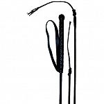 An instrument, used for driving, coaching or changing the behavior of horses.