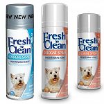 To help curtail pet odor between baths, use Fresh ‘n Clean® Cologne Spray to help keep pets smelling fresh and clean. Avoid spraying in eyes. Do not apply to broken or irritated skin.