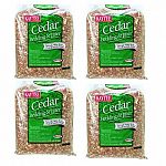 Contains soft, kiln-dried cedar shavings. Ideal for small animals, cats and dogs. Naturally repels fleas and many other insects.