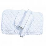 Sturdy broadcloth cover, with a bound ploy filler for strong & lasting protection. Machine washable & dryer safe. 4 wraps per package