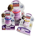 The Senior Kong has been designed exclusively for older dogs. Made from a gentler rubber formula than regular kongs the Senior Kong provides great interactive fun for the older dog.