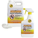 Liquid Fence® Dog & Cat (RTU) is a training aid formulated from all natural plant oils to help keep pets and strays away from landscaping beds, trees, shrubs, garbage cans / bags and other areas.  Liquid Fence is environmentally safe.