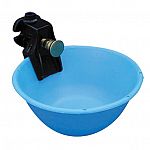 Used to keep fresh water available to cattle. Hook up to water source to provide water for livestock. Nylon frost plug protection. Non-siphoning. Optional mounting plate available. 3-4 inch water line entry either top or bottom 5 liters/min valve.