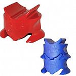 The Rail Razer by Horsemen's Pride is a durable and lightweight way to lift trot poles off of the ground in order to condition your horse. These stackable lifts come in a package of four and are available in blue, red and white. Easy to assemble and move.