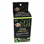 Carbon replacement for 501 filter. Absorbs ammonia from aquatic turtle, amphibian, or aquarium fish waste. Improves water clarity and odor.