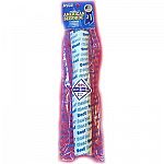 American Dog Clear Basted Rawhide Rolls are made with a clear baste, so they won't stain your carpet or furniture. Made in the USA. Cowhide is from cattle grown in the USA. Available in chicken, beef and peanut butter flavors. Size is 10 inches long.