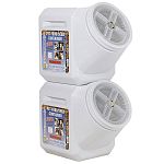 'Why use a trash can or a flimsy plastic container to store your pet food?' Storing dry pet food has never been easier!