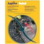 This Floating Feeding Station is ideal for feeding for your pond fish and helps to bring them into view when feeding. Helps to prevent over feeding of fish and reduces waste. Anchor to the side or bottom of the pond. Color is green and blends in well with