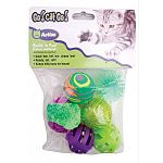 Swat em bat em, chase em Ready, set, roll Keeps kitty busy for hours