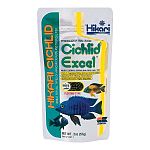 Hikari Cichlid Excel is specially formulated for herbivorous (plant eating) fish. This formula combines wheat-germ, spirulina and vitamins and minerals to provide a diet that is extremely nutritious, easy to digest, provides powerful color enhancement.