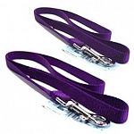 Hot Purple Nylon dog leash in multiple lengths and thicknesses. Swivel snap is Hamilton-strong. Matching collar available. Walk your dog in style this year with a Hamilton Nylon dog lead in Hot Purple.
