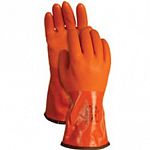 This glove model is quickly becoming one of our best-sellers in all cold-weather climates. Double-dipped PVC coating stays flexible in temperatures down to -4º F, and your hands will stay warm thanks to the seamless, napped acrylic liner.