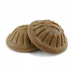 Can be eaten alone or with everlasting interactive toys. Dental ridges help keep teeth clean and healthy. Treat is wheat, corn and soy free