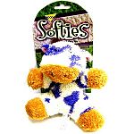 Booda Softies Terry Cow Dog Toy is a plush pint sized toy that is perfect for your dog and puppy. Covered in a soft fabric, your dog will love to cuddle and carry this little cow!
