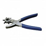 This Revolving Leather Punch is easy to use and has vinyl coated handle for a comfortable and sure grip. Head of punch revolves and has 6 tubes. Great for punching holes in leather horse tack, dog leashes, shoes and much more!