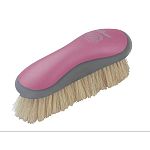  Equine Soft Finishing Brush. Control touch reduces hand fatigue. Densely packed soft natural bristles produce a beautiful sheen. Innovative handle easily fits a man's or woman's hand. 