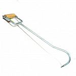 11 inch long standard d style hay hook. Improved shape, curved hook.