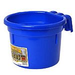 The Hook Over Pail by Miller Mfg. is great for providing water for a variety of livestock, such as miniature horsed, sheep and goats. Pail may be placed over a 2-by wood fence or wood board. Hanging bracket also functions as a handle for easy transport.