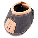 The boot opens up completely to slip on and off most hoof shapes and sizes. The rear double velcro attachment protects the entire hoof wall and keeps the boot firmly in place. Front shield protects the area that takes the most abuse. Sold as one boot.