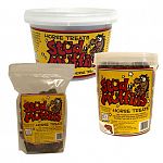 Hand made with care and devotion. Fortified with extra protein and flax seed, insuring they are as healthy as they are enjoyable. Your horse will come running for these delicious treats.