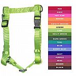 The Hamilton Adjustable Comfort Harness can be used by dogs, puppies, cats, and pigs. Only the highest quality durable nylon webbing, thread, and hardware is used. The hand selected materials are stitched and box stitched for durability.