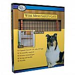 Gorgeous, darkened, wood finish. Adjustable wood gate in 2 different sizes - 24 inches high or 32 inches high. No damage to walls with pressure mount system.