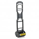 Durable construction with smooth cups for use on hard or concrete surfaces. Available in 2 sizes. The large scooper means less bending and stooping. Durable, easy to clean black plastic.