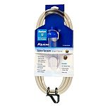 A simple way to perform quick water changes and clean gravel. Just a simple up and down motion with the intake tube will quickly prime the siphon to begin water flow. Debris is pulled away with flowing water and disposed of while gravel falls to the botto