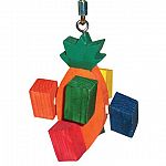 The Crazy Carrot Chew Toy is made of USDA approved, vegetable based food colored wood. Gives your small pet a safe activity, while helping to keep your pet's teeth trim and clean. May be given to rabbits, guinea pigs and other small animals.